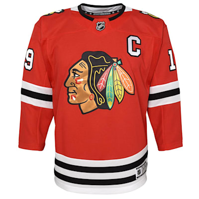  (Outerstuff Chicago Blackhawks - Premier Replica Jersey - Home - Toews - Youth)