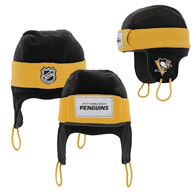  (Outerstuff Pittsburgh Penguins Hockey Helmet Hat - Youth)