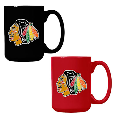  (Chicago Blackhawks 15 oz Ceramic Mug Gift Set)