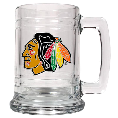  (Chicago Blackhawks 15 OZ Classic Glass Mug)