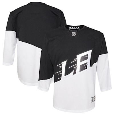 Stadium Adult Hockey Jersey - White/Black/Gray