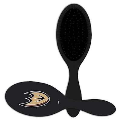  (NHL Hair Brush With Hair Tie - Anaheim Ducks)