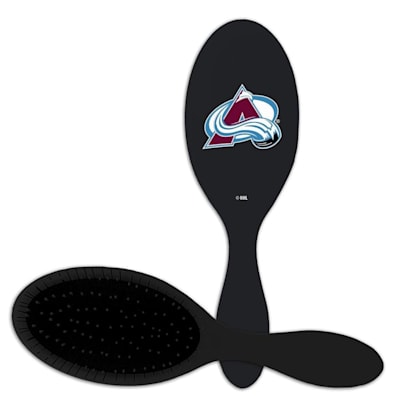  (NHL Hair Brush With Hair Tie - Colorado Avalanche)