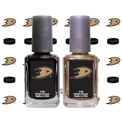  (NHL Nail Polish 2 Pack With Decals - Anaheim Ducks)