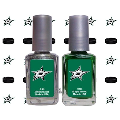  (NHL Nail Polish 2 Pack With Decals - Dallas Stars)