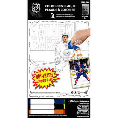  (Frameworth Matthew Barzal NHL Coloring Plaque)