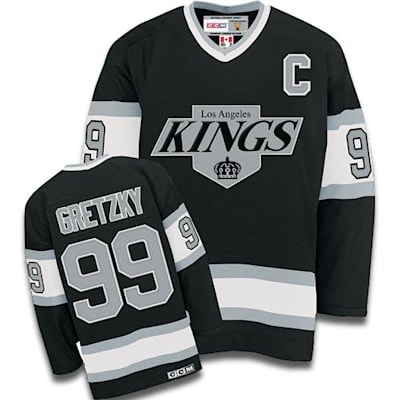 Los Angeles Kings Wayne Gretzky Official Black CCM Authentic Adult  Throwback NHL Hockey Jersey S,M,L,XL,XXL,XXXL,XXXXL