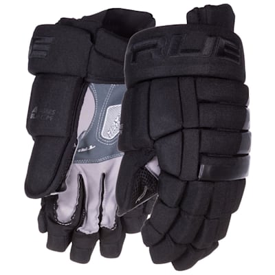  (TRUE A Series Black Hockey Gloves - Junior)