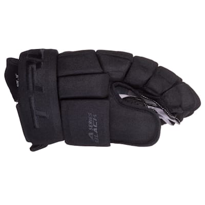  (TRUE A Series Black Hockey Gloves - Senior)