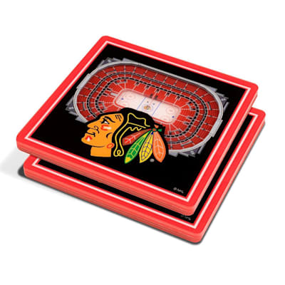  (YouTheFan 3D Stadium View Coaster - Chicago Blackhawks)