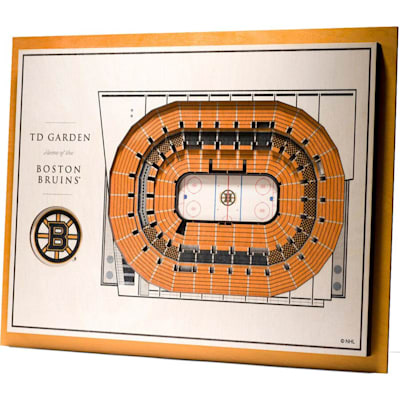  (YouTheFan Boston Bruins 5Layer Stadium 3D Wall Art)