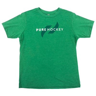 Front (Pure Hockey Classic Tee 2.0 - Green - Youth)