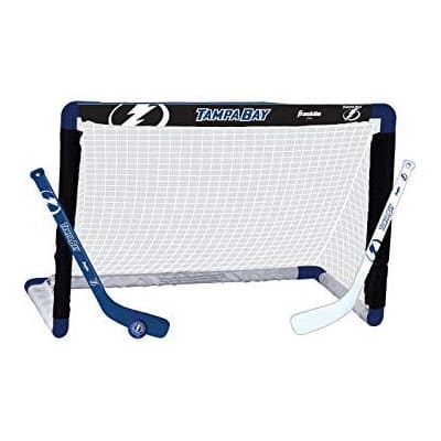  (Franklin NHL Team Mini Hockey Goal Set - Tampa Bay Lightning)