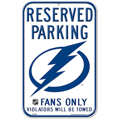  (Wincraft NHL Parking Sign - Tampa Bay Lightning)