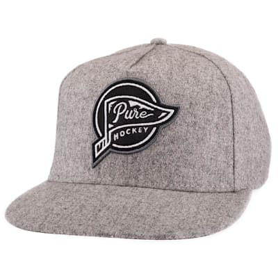  (Pure Hockey Banner Flat Brim Hat - Adult)
