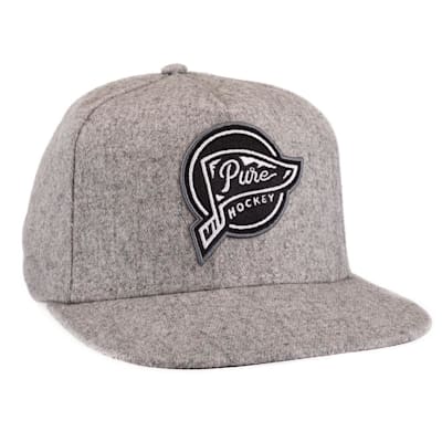  (Pure Hockey Banner Flat Brim Hat - Adult)