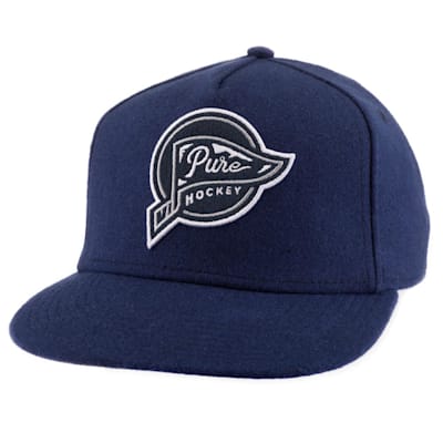  (Pure Hockey Banner Flat Brim Hat - Adult)