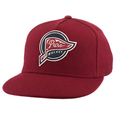  (Pure Hockey Banner Flat Brim Hat - Adult)