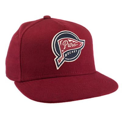  (Pure Hockey Banner Flat Brim Hat - Adult)