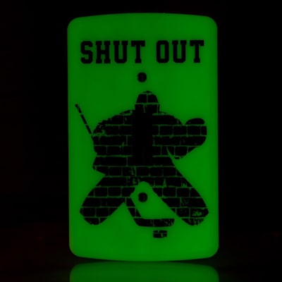  (Painted Pastimes Goalie Light Switch Cover - Glow in the Dark)