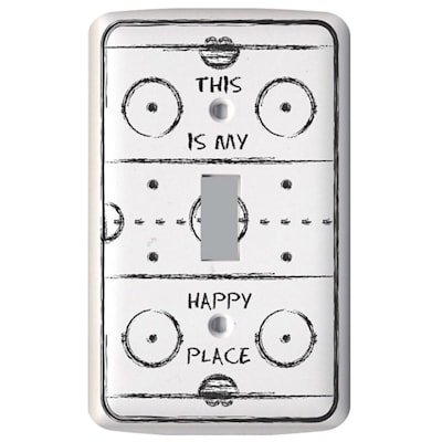  (Painted Pastimes Rink Light Switch Cover - Glow in the Dark)