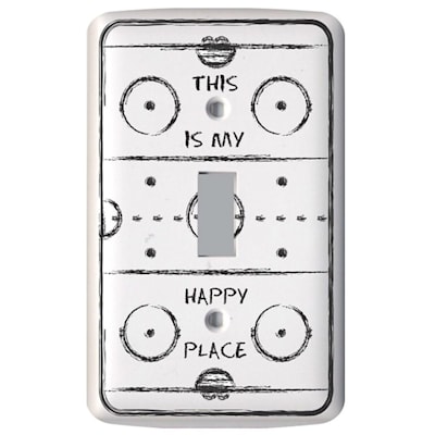  (Painted Pastimes Rink Light Switch Cover - Glow in the Dark)