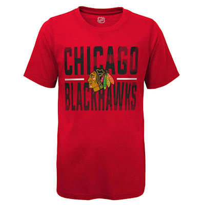  (Outerstuff Hustle Ultra Tee- Chicago Blackhawks - Youth)