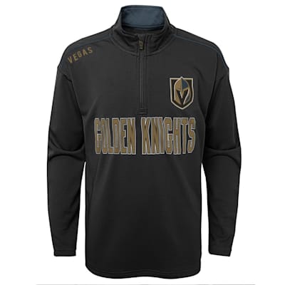  (Outerstuff Attacking Zone 1/4 Zip Performance Top - Vegas Golden Knights - Youth)