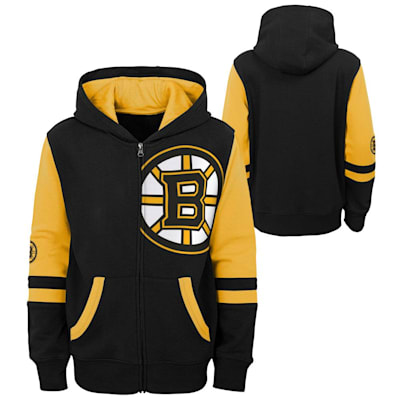 Boston Bruins Sweater Boys Medium Black Yellow White Hoodie NHL Hockey  Youth