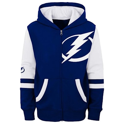  (Outerstuff Faceoff FZ Fleece Hoodie - Tampa Bay Lightning - Youth)