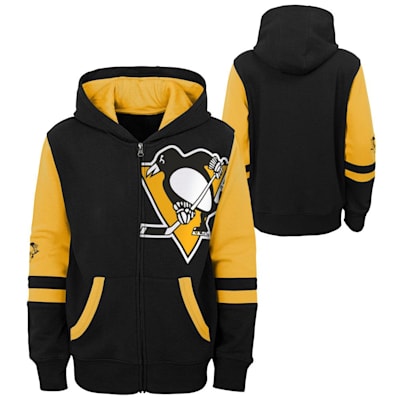 (Outerstuff Faceoff FZ Fleece Hoodie - Pittsburgh Penguins - Youth)