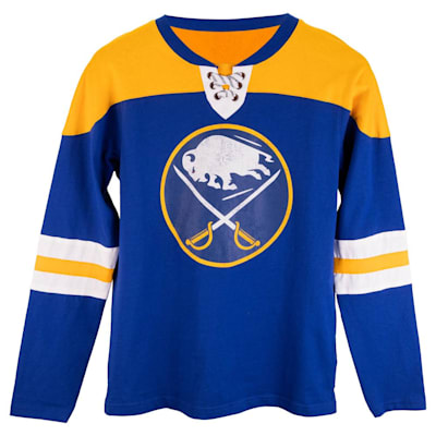  (Outerstuff Goaltender LS Top - Buffalo Sabres - Youth)