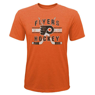  (Outerstuff Super Stripe Short Sleeve Tri Blend Tee Shirt – Philadelphia Flyers - Youth)