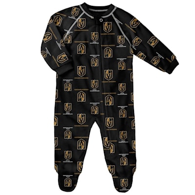  (Outerstuff Raglan Zip Up Coverall - Vegas Golden Knights - Newborn)