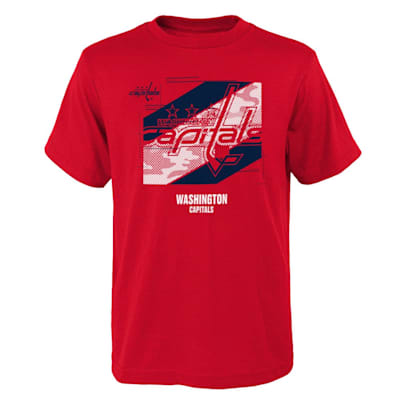  (Outerstuff Crossfit Tech Short Sleeve Tee Shirt - Washington Capitals - Youth)
