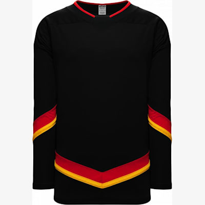  (Athletic Knit H550B Gamewear Hockey Jersey - Calgary Flames - Junior)