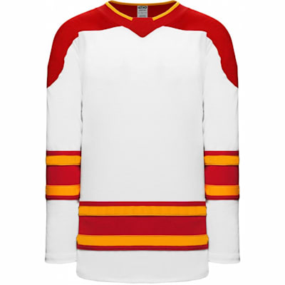  (Athletic Knit H550B Gamewear Hockey Jersey - Calgary Flames - Senior)