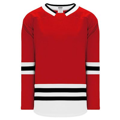  (Athletic Knit H550B Gamewear Hockey Jersey - Chicago Blackhawks - Junior)