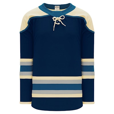  (Athletic Knit H550B Gamewear Hockey Jersey - Columbus Blue Jackets - Junior)