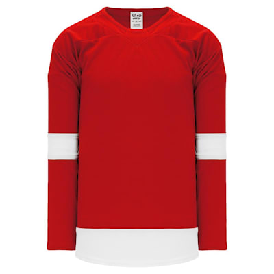 Athletic Knit H550B Gamewear Hockey Jersey - Detroit Red