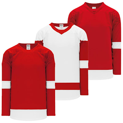  (Athletic Knit H550B Gamewear Hockey Jersey - Detroit Red Wings - Junior)