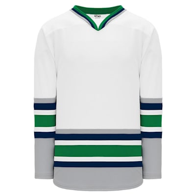  (Athletic Knit H550B Gamewear Hockey Jersey - Hartford Whalers - Junior)