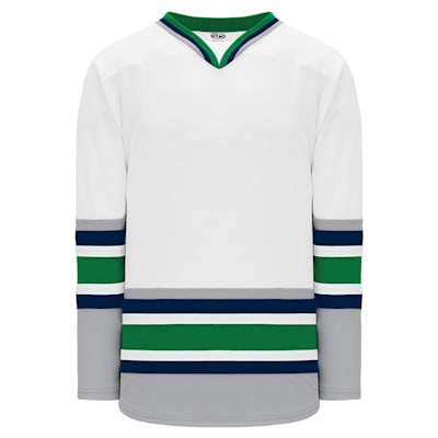  (Athletic Knit H550B Gamewear Hockey Jersey - Hartford Whalers - Senior)