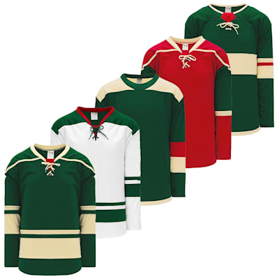 Athletic Knit H550B Gamewear Hockey Jersey - Minnesota Wild - Senior