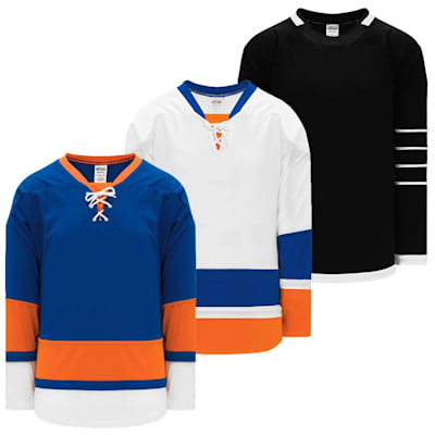  (Athletic Knit H550B Gamewear Hockey Jersey - New York Islanders - Junior)