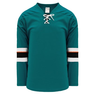 (Athletic Knit H550B Gamewear Hockey Jersey - San Jose Sharks - Junior)