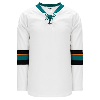  (Athletic Knit H550B Gamewear Hockey Jersey - San Jose Sharks - Junior)