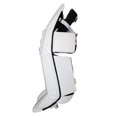 Medial Edge - White/Black/Silver (Brians Zero G Goalie Leg Pads '10 Model - Intermediate)