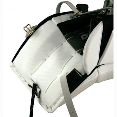 Boot Channel - White/Black/Silver (Brians Zero G Goalie Leg Pads '10 Model - Intermediate)