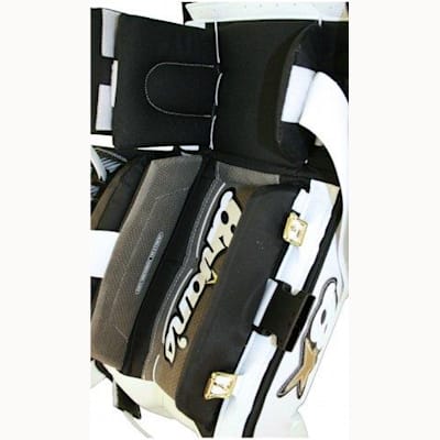 Leg Channel - White/Black/Silver (Brians Zero G Goalie Leg Pads '10 Model - Intermediate)